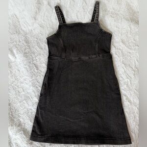 Abercrombie Kids Black Denim Mini Dress